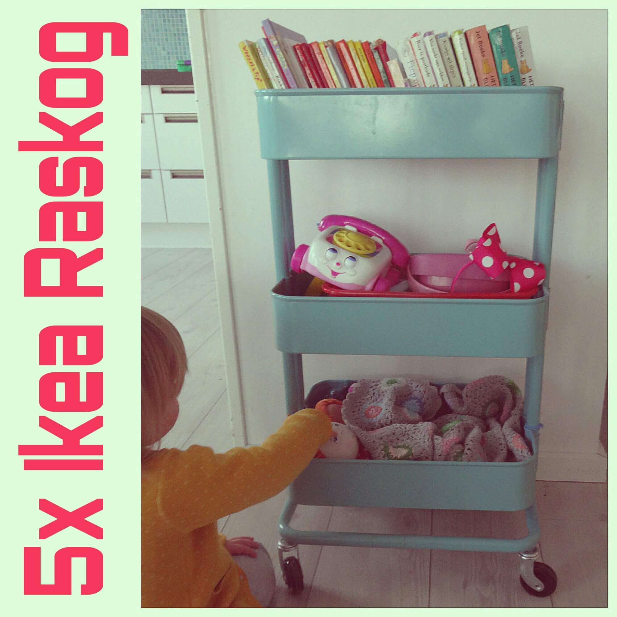 Wat je allemaal kunt doen met dat leuke rolkarretje van ikea: vijf ...