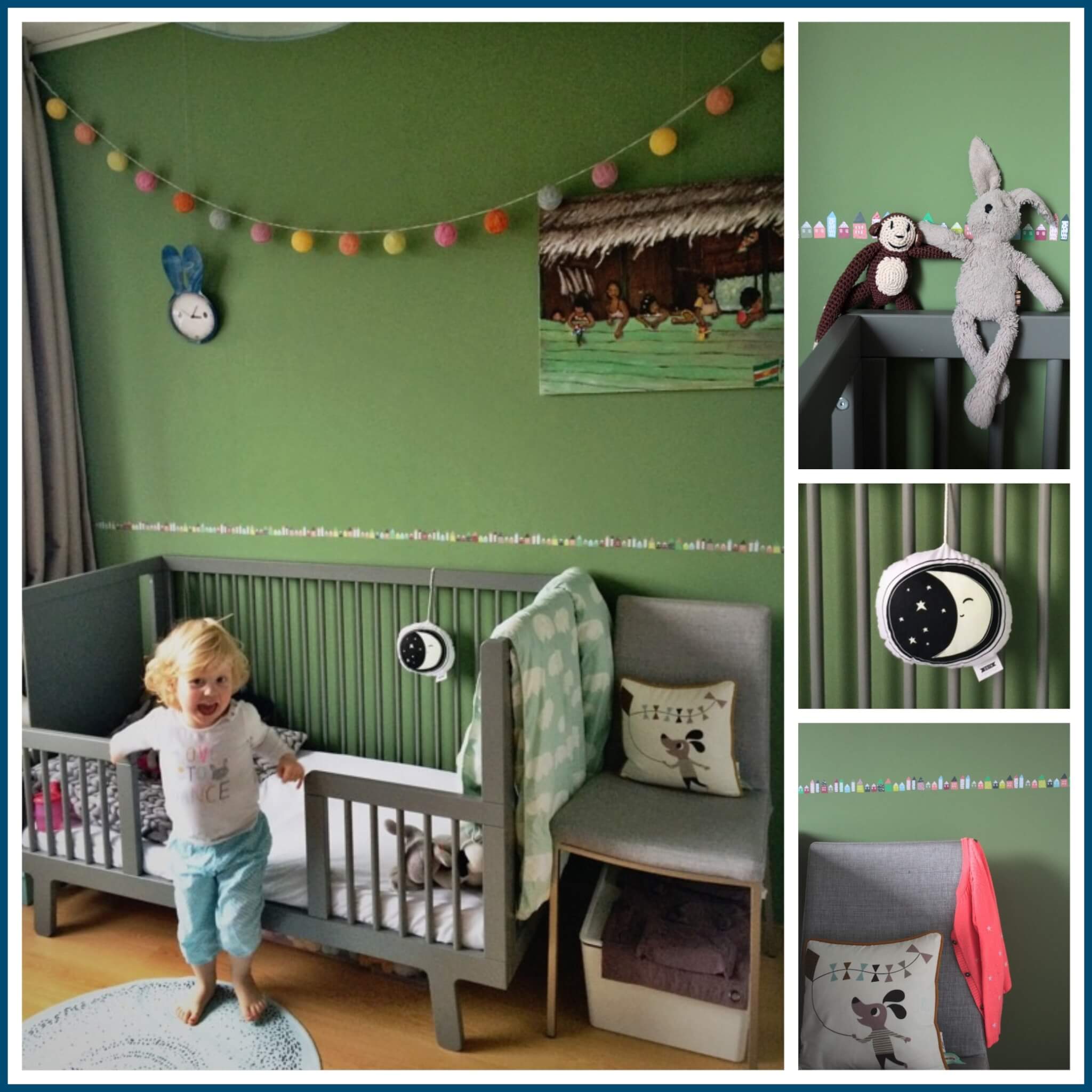 Binnenkijker: de kinderkamer van jules, in mint, blauw, turkoois ...