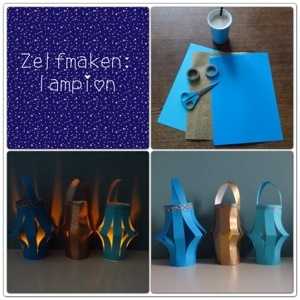 Mooie lantaarn of lampion voor Sint Maarten knutselen voor kinderen - DIY Lantern crafting for kids