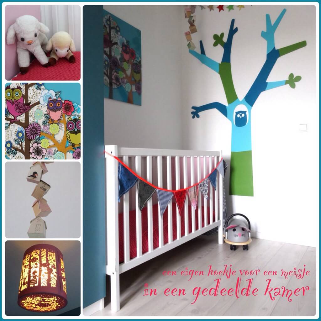 Een gedeelde kinderkamer voor een jongen en een meisje