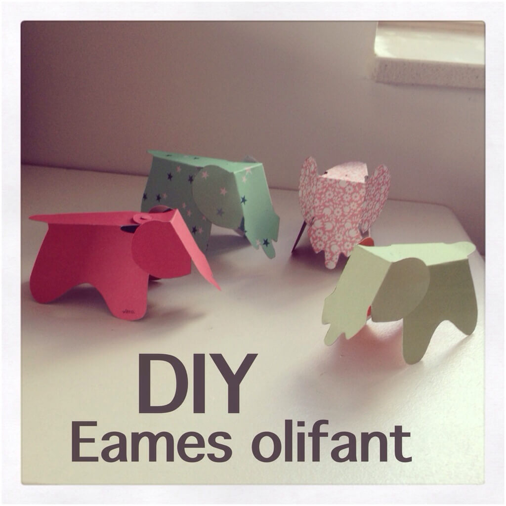 Bestaan Regelen Cerebrum DIY Eames olifant om te knutselen - Leuk met kids Leuk met kids