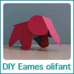 DIY Eames olifant om te knutselen