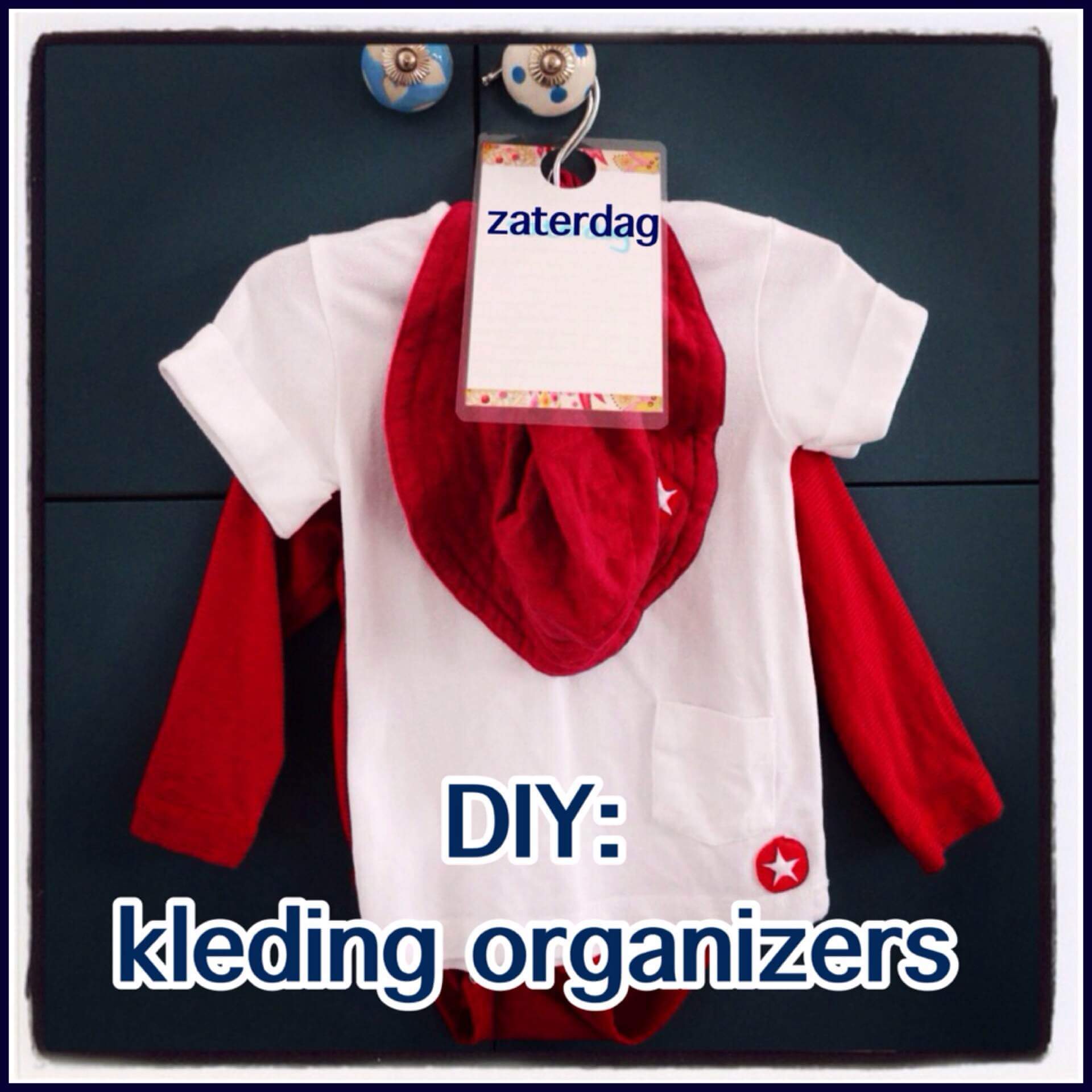 DIY kleding organizers voor de ochtendspits met kinderen. Het blijft een race tegen de klok om 's ochtends met kinderen de deur uit te komen. Iedereen is op zoek naar manieren om dat sneller te laten verlopen. Deze DIY kleding organizers versnellen de ochtendspits met kinderen.