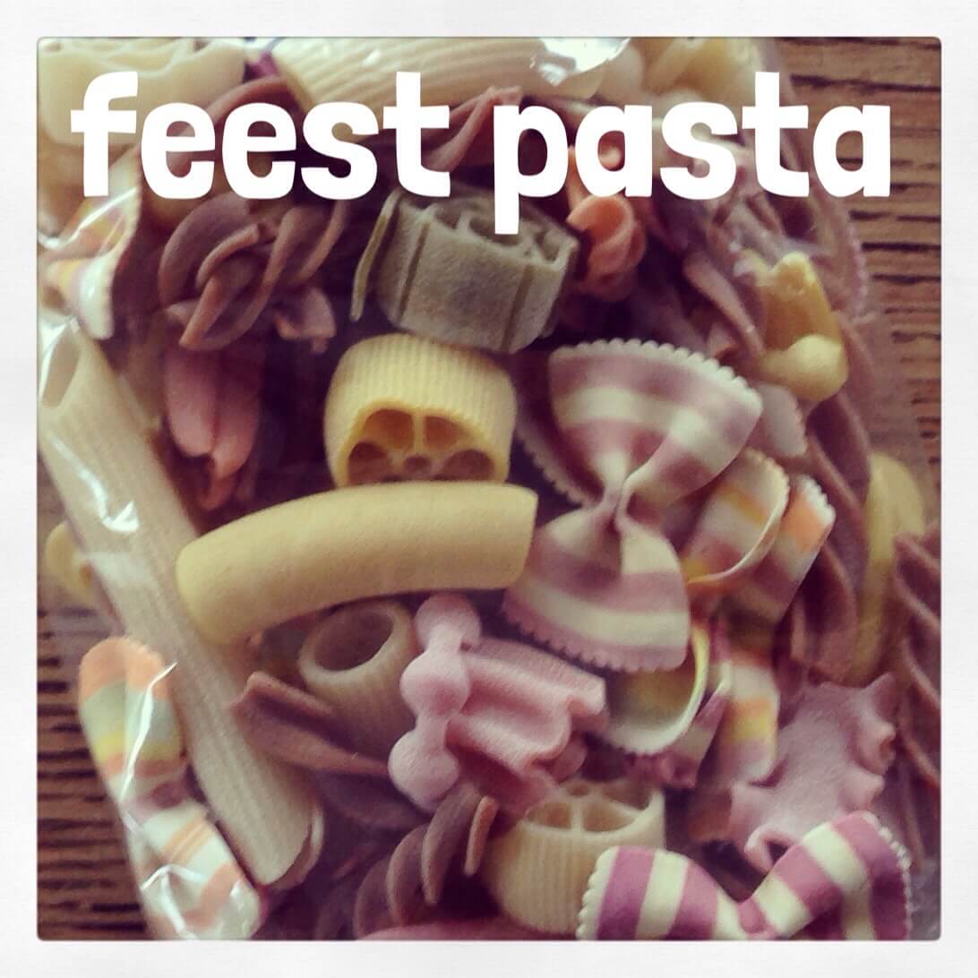 Feest pasta voor kinderen