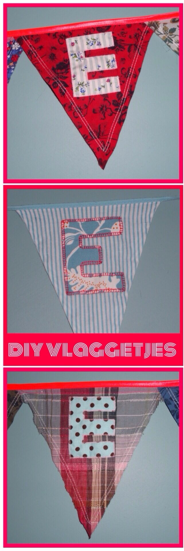 diy name flags children nursery vlaggetjes kinderkamer zelfmaken