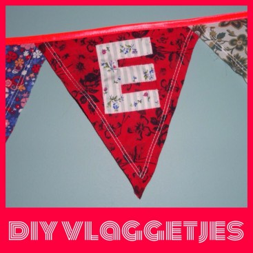 diy vlaggetjes