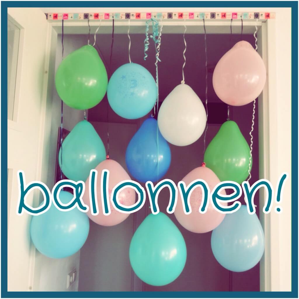 Verjaardagsballonnen om het huis te versieren op je verjaardag #leukmetkids