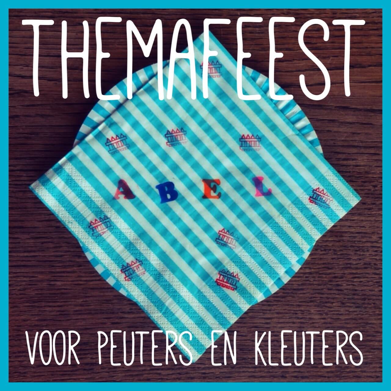 Themafeest voor een peuter of kleuter verjaardag