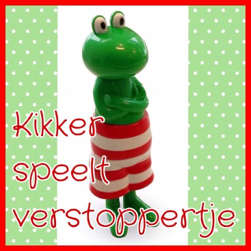 Verstoppertje spelen met Kikker