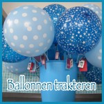 Ballonnen trakteren op de creche