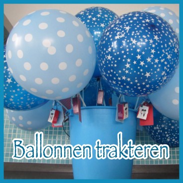 Ballonnen trakteren op de creche #leukmetkids #traktatie #verjaardag #birthday #balloon