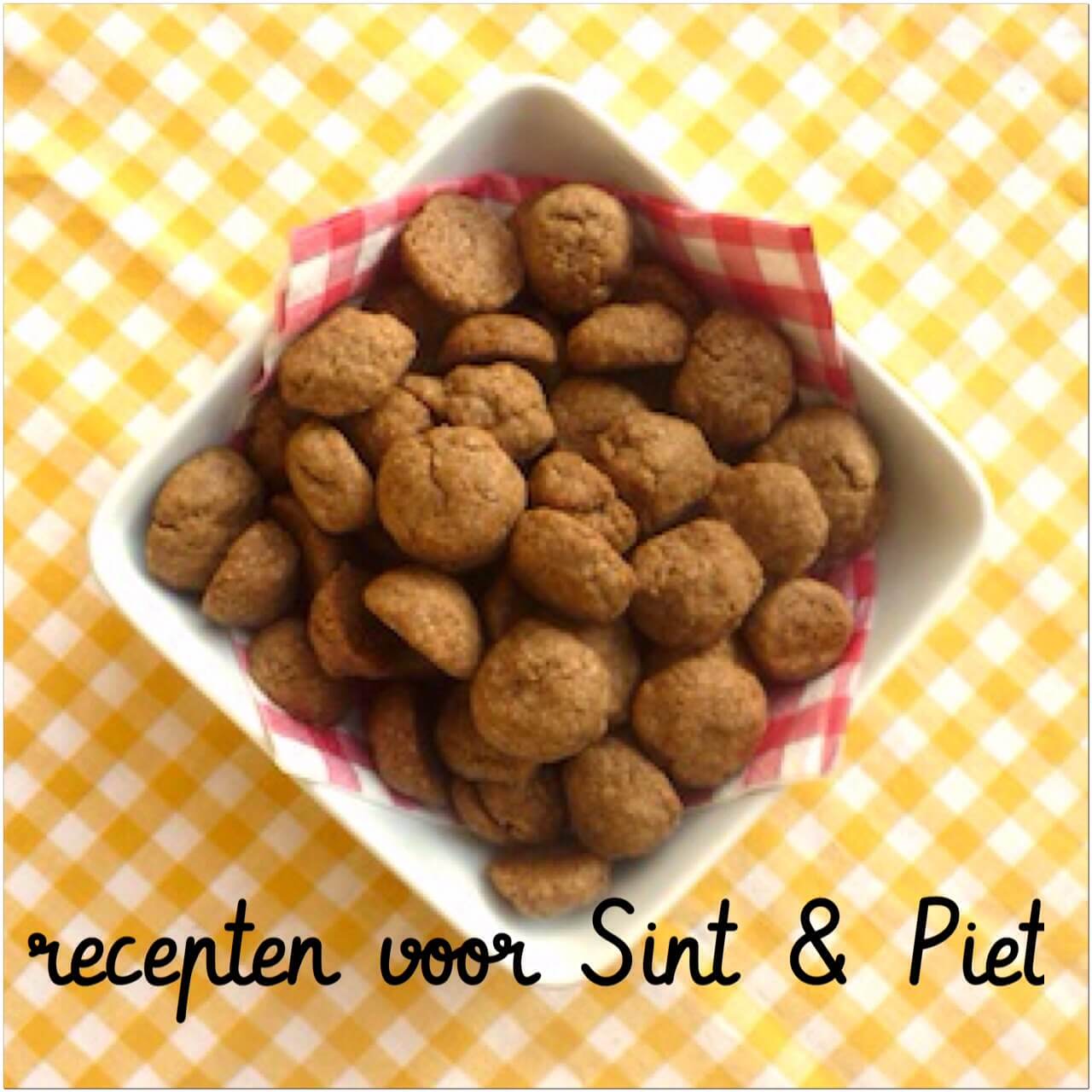 Recept voor Sint & Piet: marsepein en pepernoten