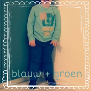 Groen + blauw de leukste kinderkleding combinaties