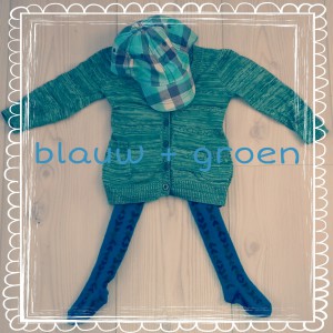 Groen + blauw: de leukste kinderkleding combinaties