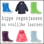 hippe regenjassen en vrolijke laarzen