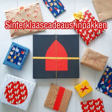 Sinterklaascadeaus inpakken: pakjes leuk versieren