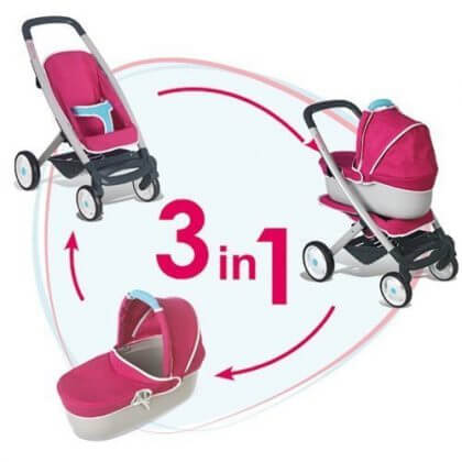 smoby quinny poppenwagen -Cadeaus, cadeautips, kado’s, kadotips, 2e verjaardag, tweede verjaardag, twee jaar, 2 jaar, 3e verjaardag, derde verjaardag, drie jaar, 3 jaar