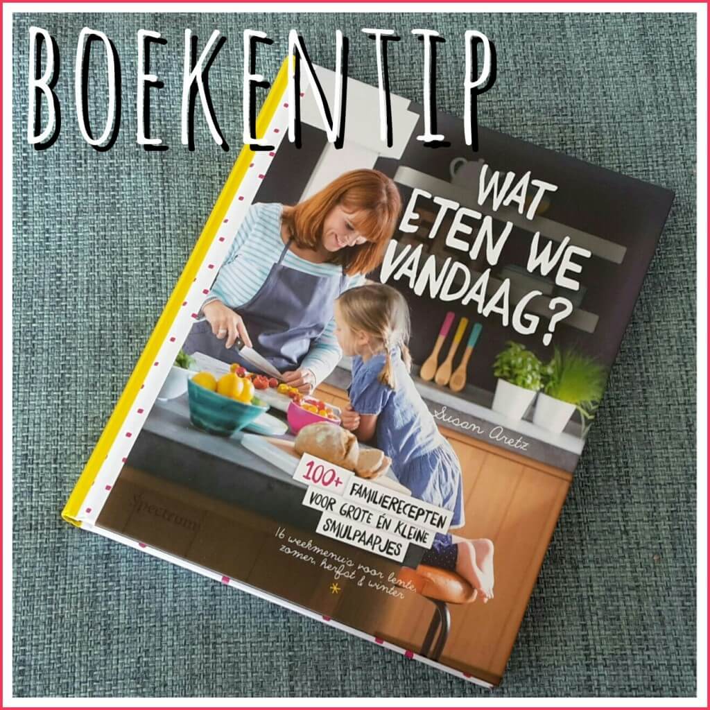 Mijn favoriete kookboek: Wat eten we vandaag? vol met simpele gerechten die het hele gezin lekker vindt. 