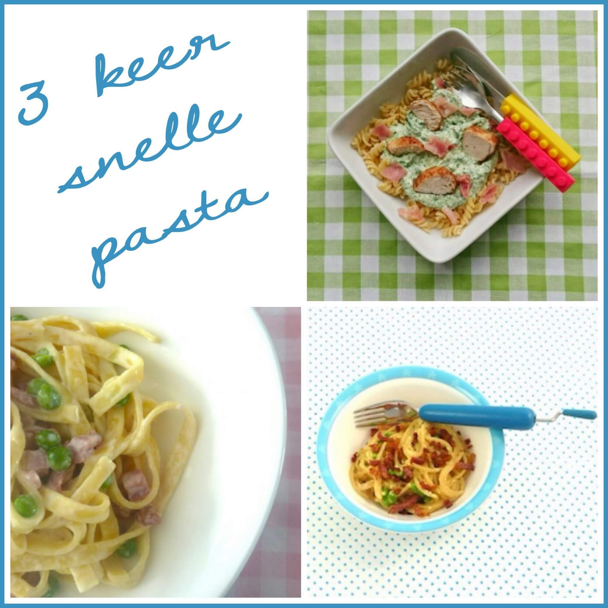 Snelle pasta’s voor doordeweeks: drie recepten