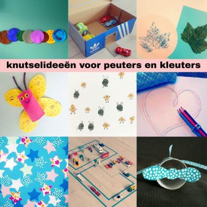 Spiksplinternieuw Ideeën om te knutselen met peuter en kleuter - Leuk met kids SL-62