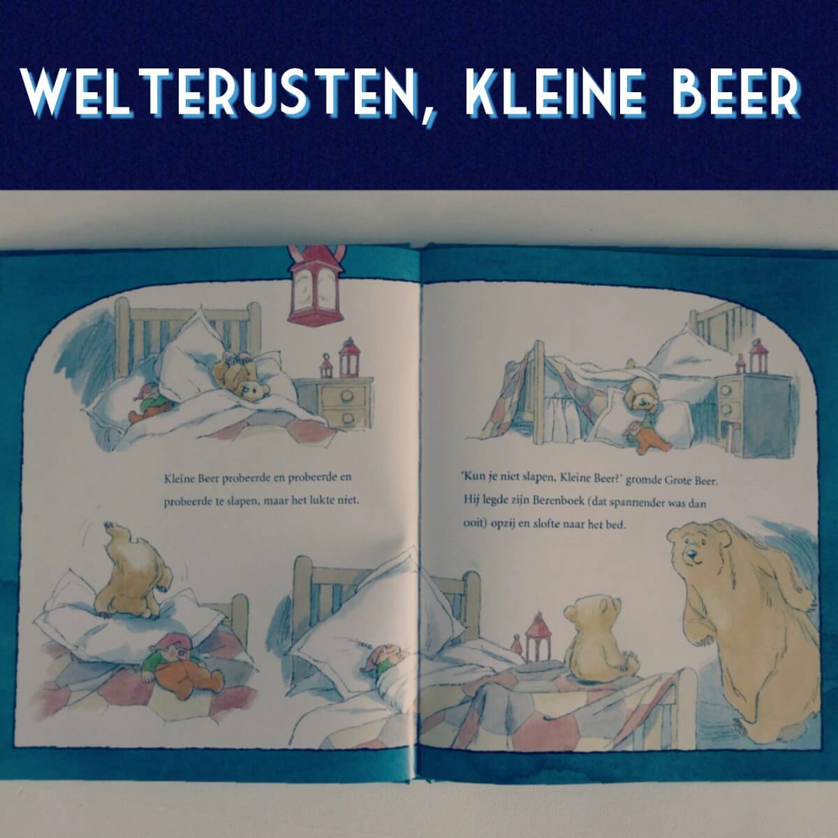 Boekentip: Welterusten Kleine Beer, voor kinderen die bang zijn in het donker #leukmetkids