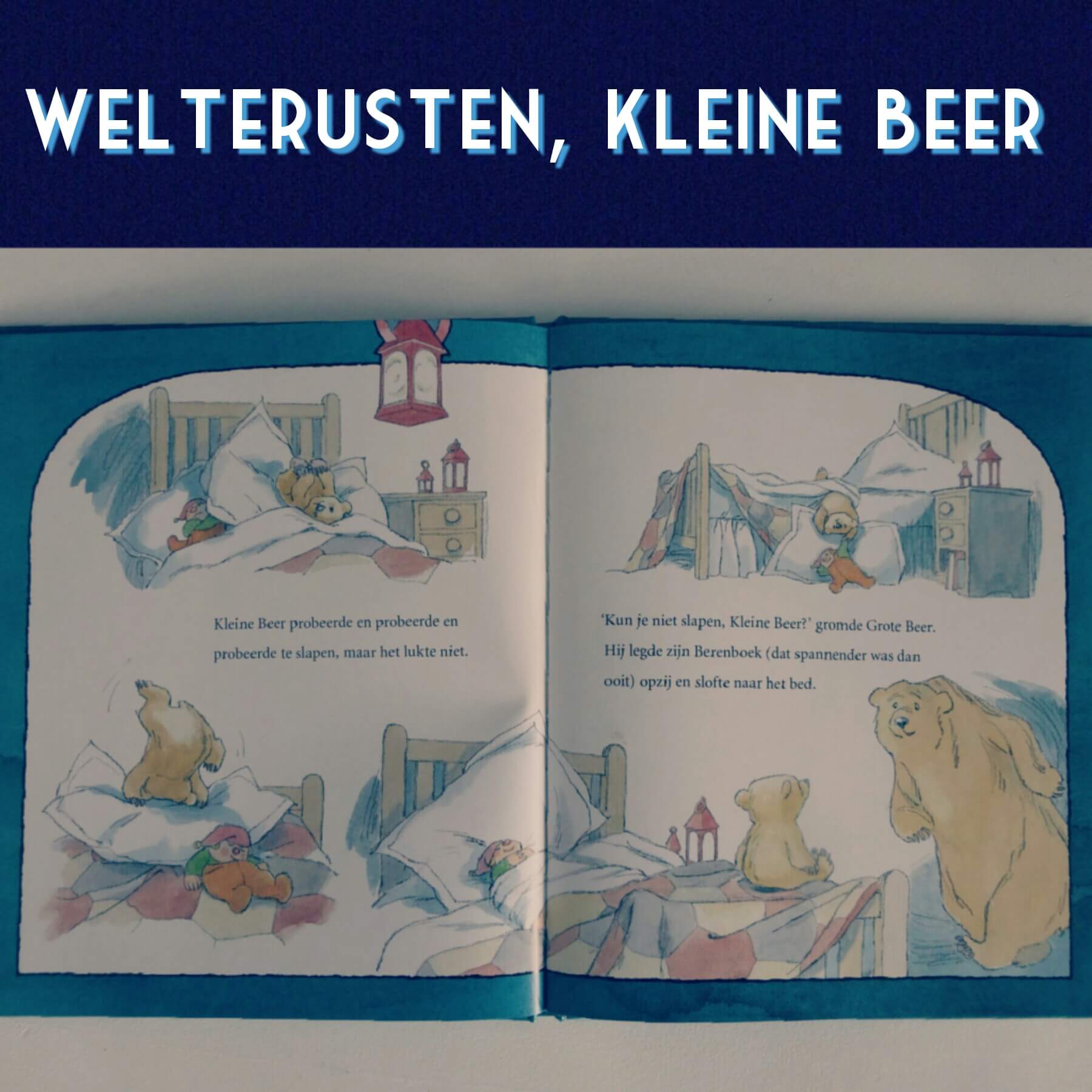 Boekentip: Welterusten Kleine Beer, voor kinderen die bang zijn in het donker Boekentip: Welterusten Kleine Beer, voor kinderen die bang zijn in het donker