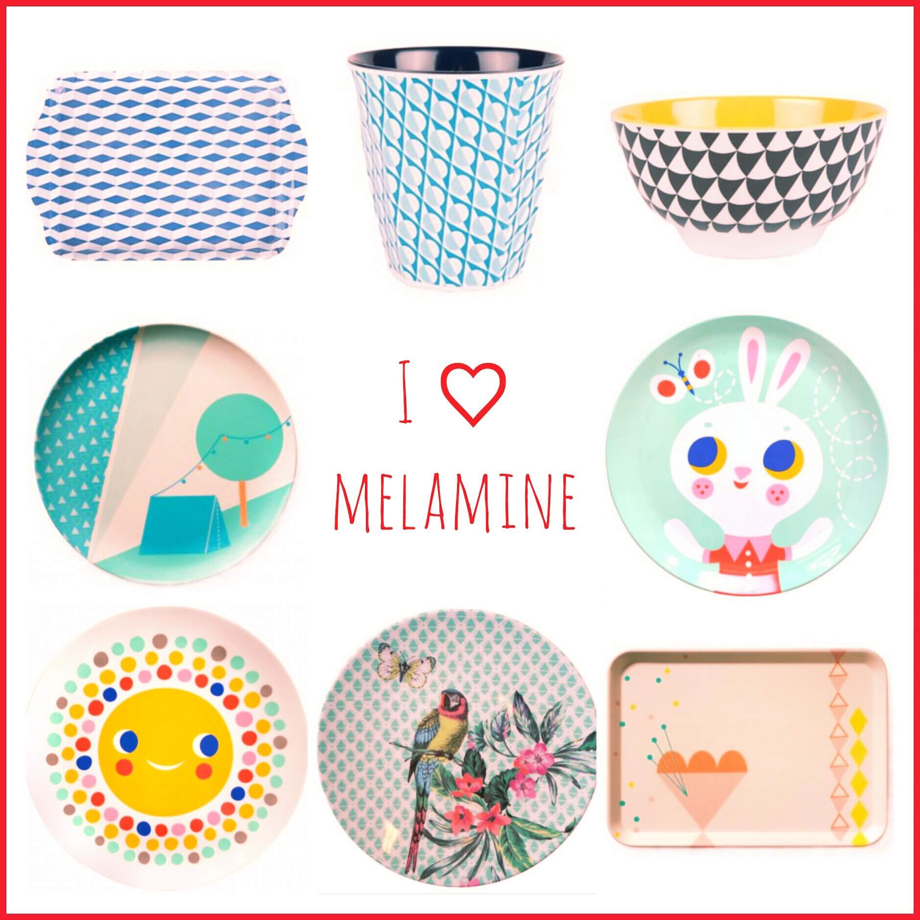 Melamine servies waar je kids én jij vrolijk van worden