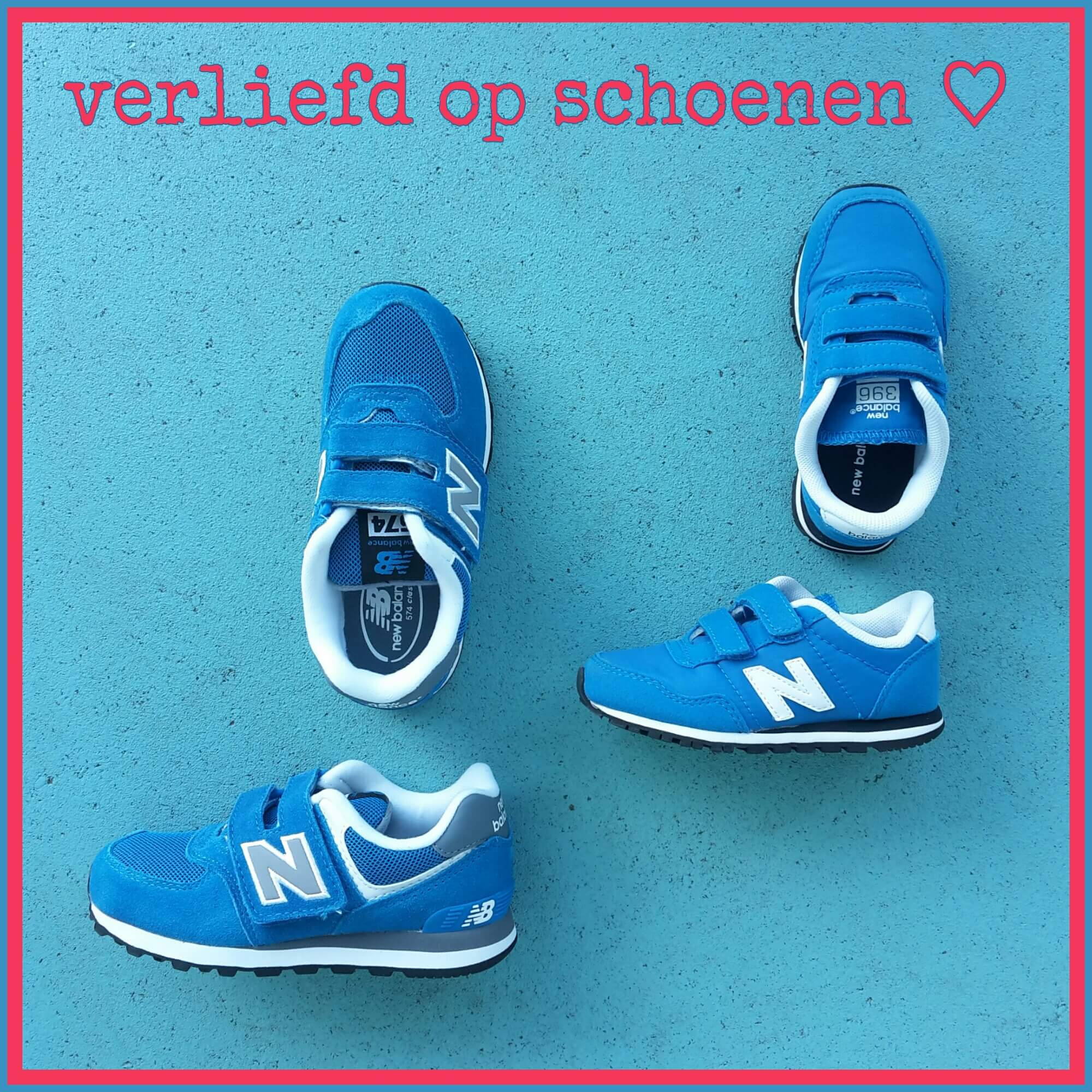 verliefd op kinderschoenen - ieder seizoen een nieuw paar New Balance gympies