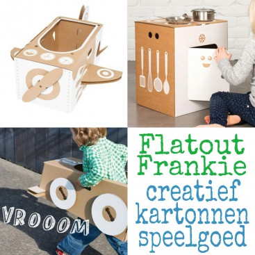 Flatout Frankie: creatief en milieuvriendelijk kartonnen speelgoed