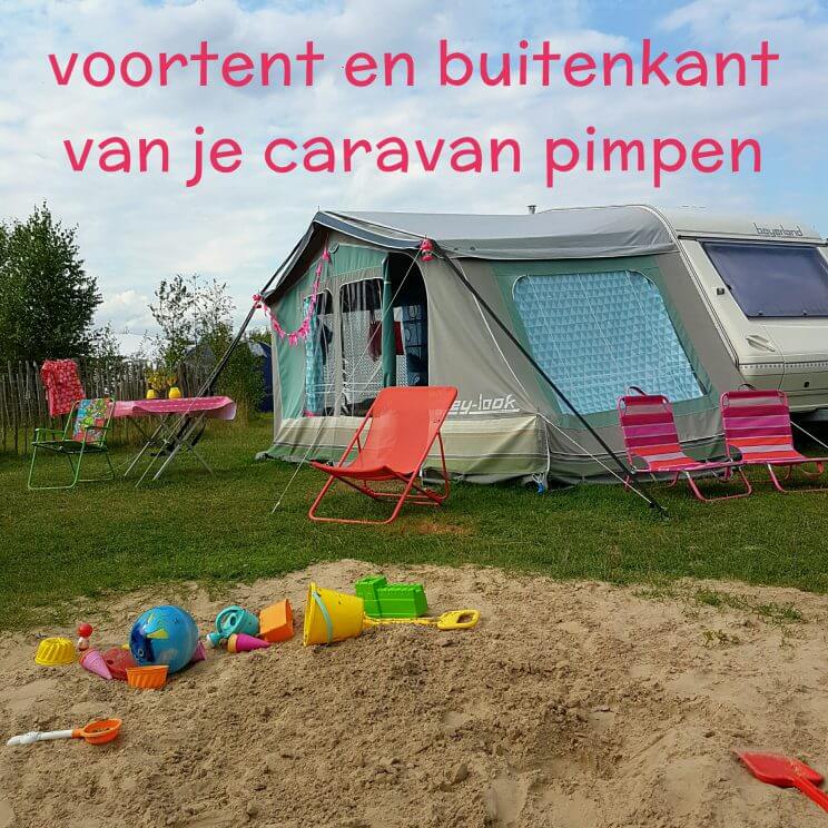 Hippe sleurhut de voortent en de buitenkant van je caravan pimpen