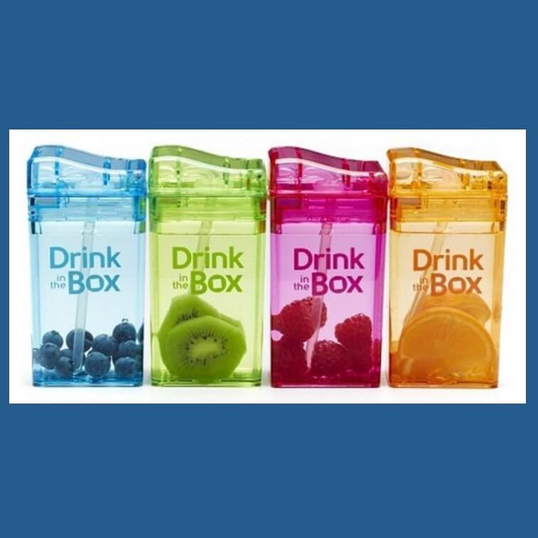 De leukste broodtrommels en drinkbekers voor school - drink in the box pakjes afwasbaar