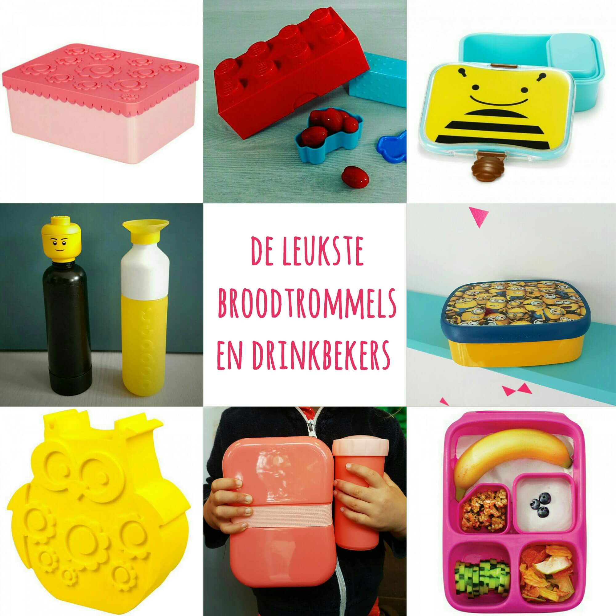 De leukste broodtrommels en drinkbekers voor school