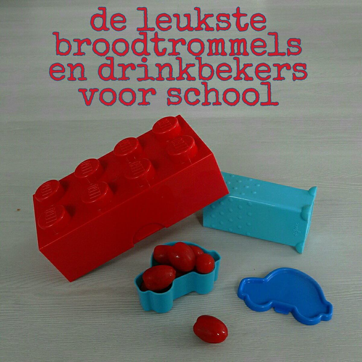 De leukste broodtrommels en drinkbekers voor school - lego en difrax