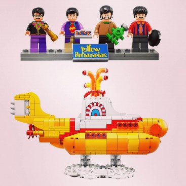 De Lego versie van de Yellow Submarine van de Beatles!