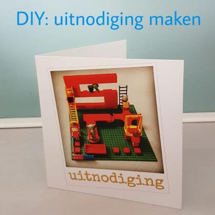 DIY: een uitnodiging voor je verjaardagsfeestje zelfmaken