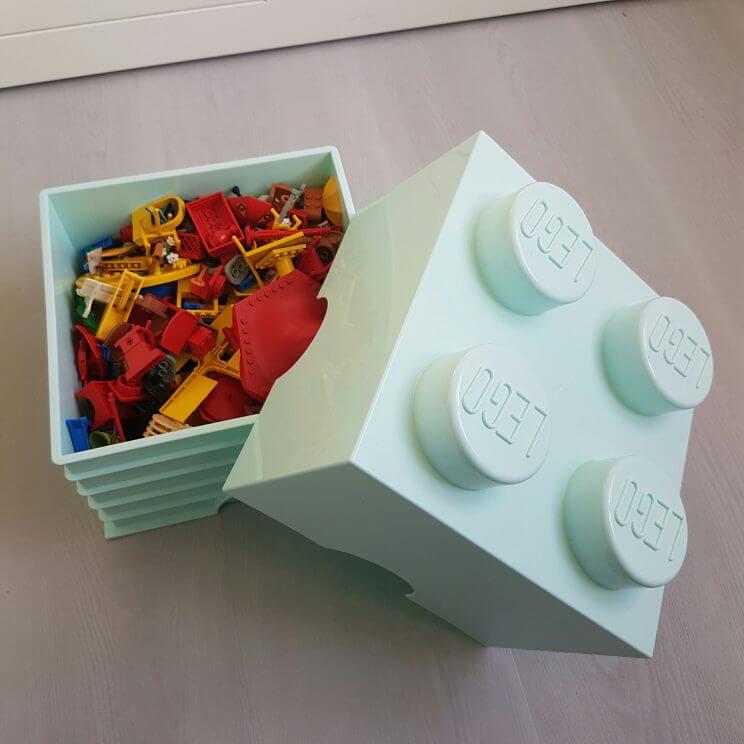 De leukste opbergmanden en opbergdozen voor de kinderkamer -Lego brick