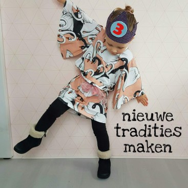 Nieuwe tradities maken: de kleine dame mag zelf een jurk uitzoeken