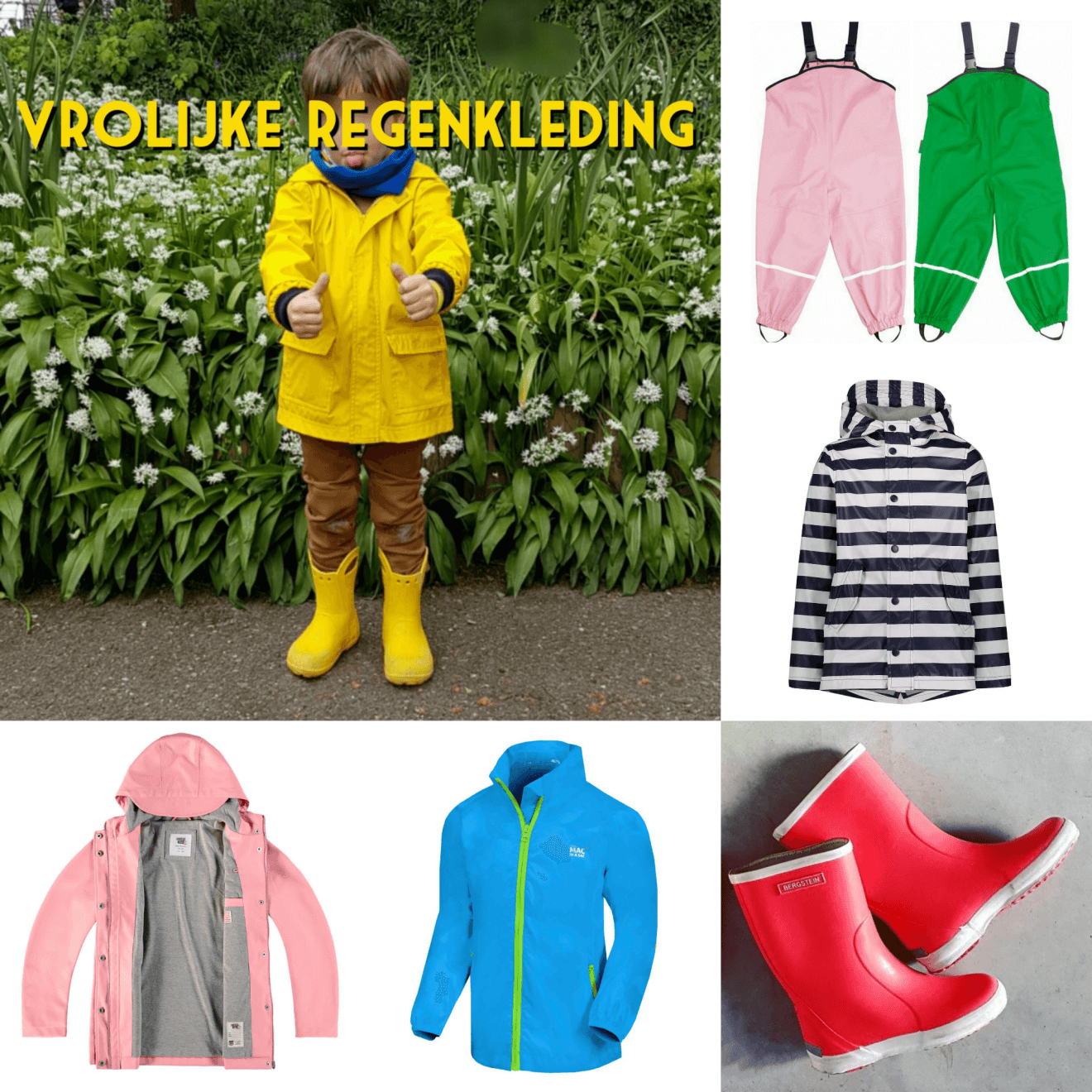 Voor jou uitgezocht: hippe regenjassen, regenbroeken en regenlaarzen