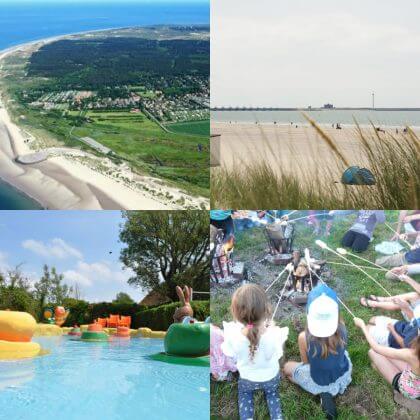 Een overzicht van heel veel leuke idyllische campings in Nederland met kids #leukmetkids Camping Duinoord in Burgh Haamstede op Schouwen Duiveland, Zeeland