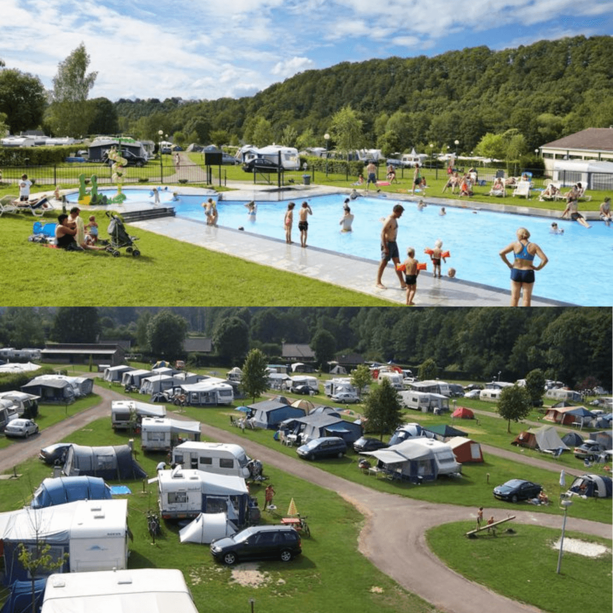 Een overzicht van heel veel leuke idyllische campings in Nederland met kids #leukmetkids Camping Spa d'Or, Jalhay, in de Belgische Ardennen