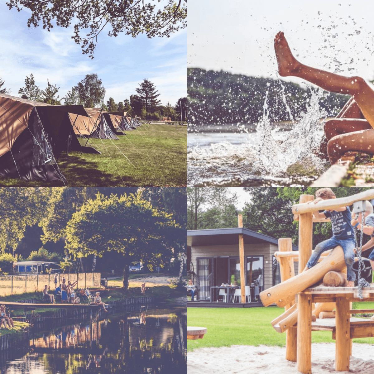 Een overzicht van heel veel leuke idyllische campings in Nederland met kids #leukmetkids Familiecamping De Belten in Rheeze bij Ommen en Hardenberg, Overijssel