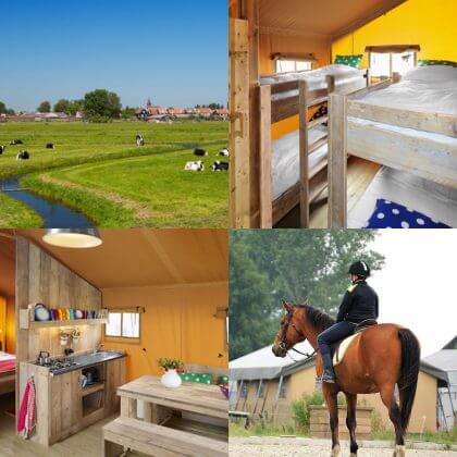 Een overzicht van heel veel leuke idyllische campings in Nederland met kids #leukmetkids FarmCamps Fleur Stables in Oudesluis bij Callantsoog, Noord Holland