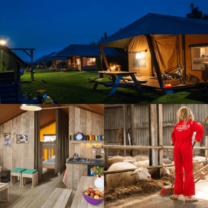 Een overzicht van heel veel leuke idyllische campings in Nederland met kids #leukmetkids FarmCamps Mariekerke in Meliskerke op Walcheren in Zeeland