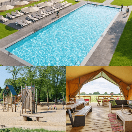 Een overzicht van heel veel leuke idyllische campings in Nederland met kids #leukmetkids Vakantiepark De Twee Bruggen in Winterswijk, Gelderland