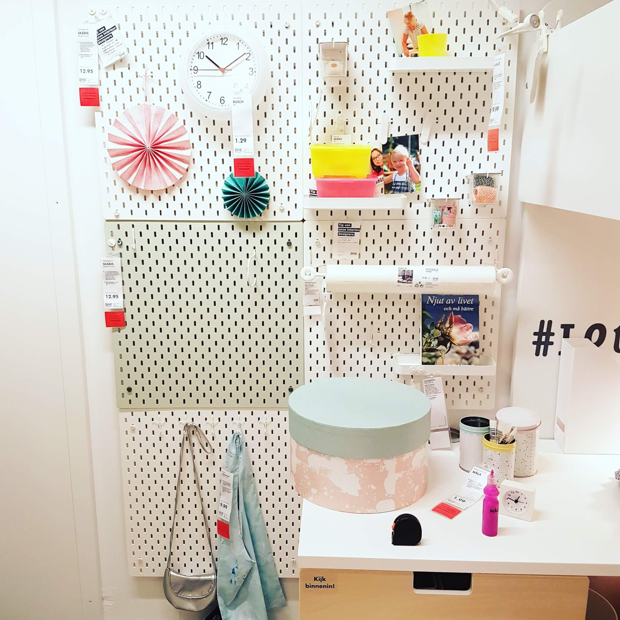 Gespot bij Ikea: gave pegboards Gespot bij Ikea: gave pegboards