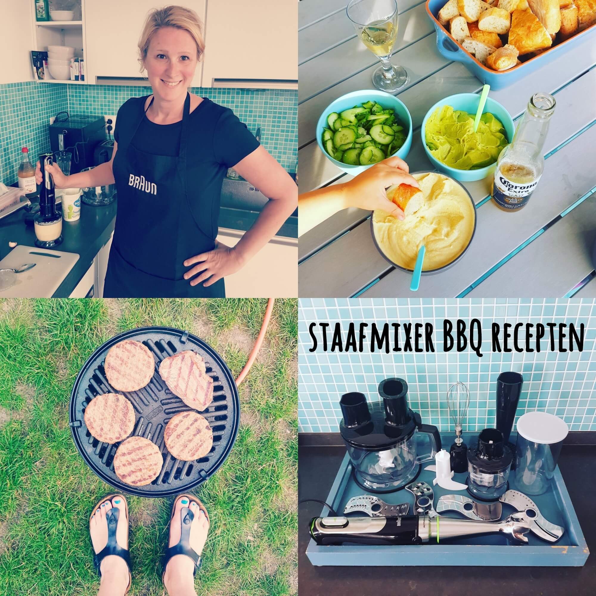 Review van een super sterke staafmixer én de lekkerste recepten voor een gezonde BBQ met kids - Braun MultiQuick 9 MQ 9087X Gourmet 