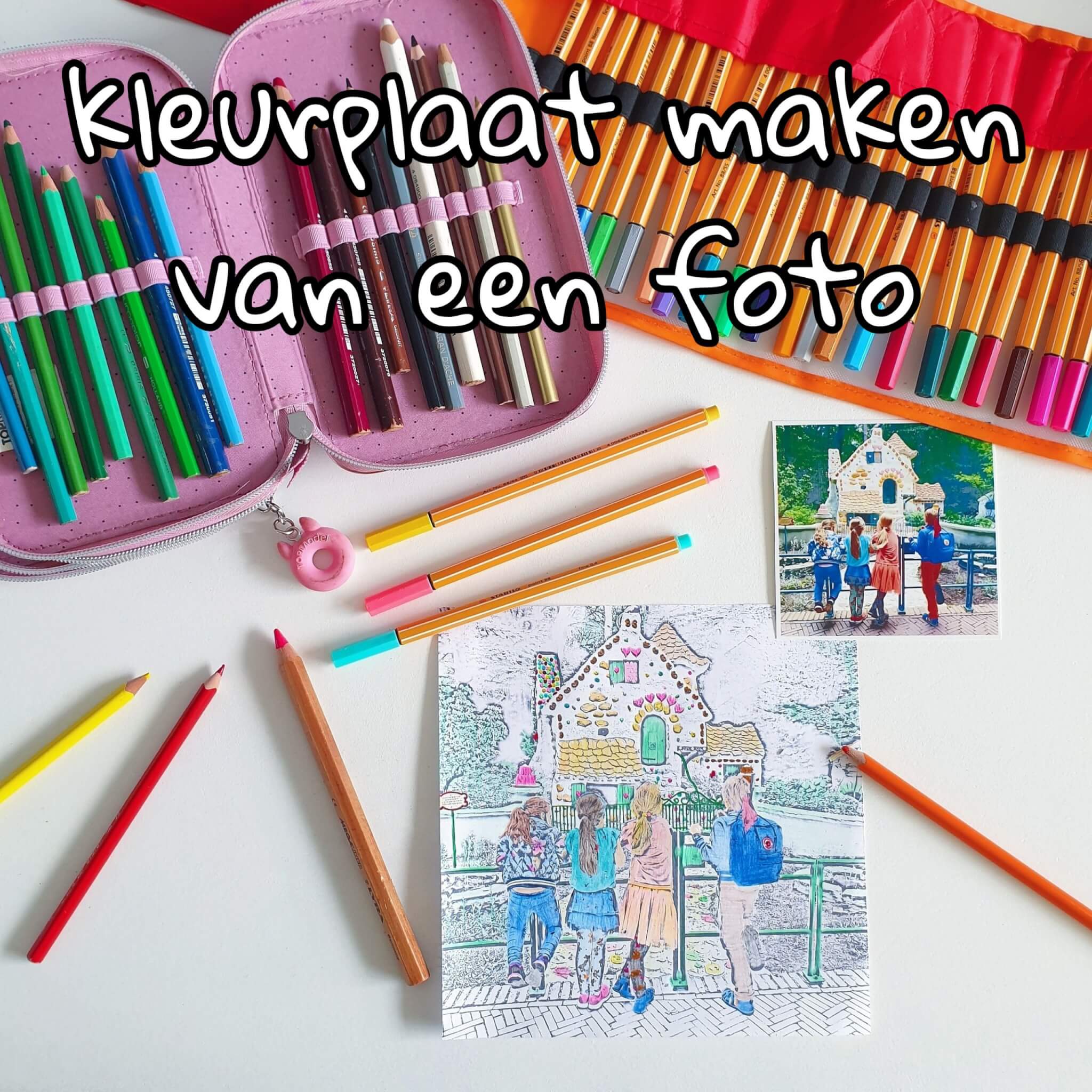 Een kleurplaat maken van een foto - Leuk kids Leuk met kids