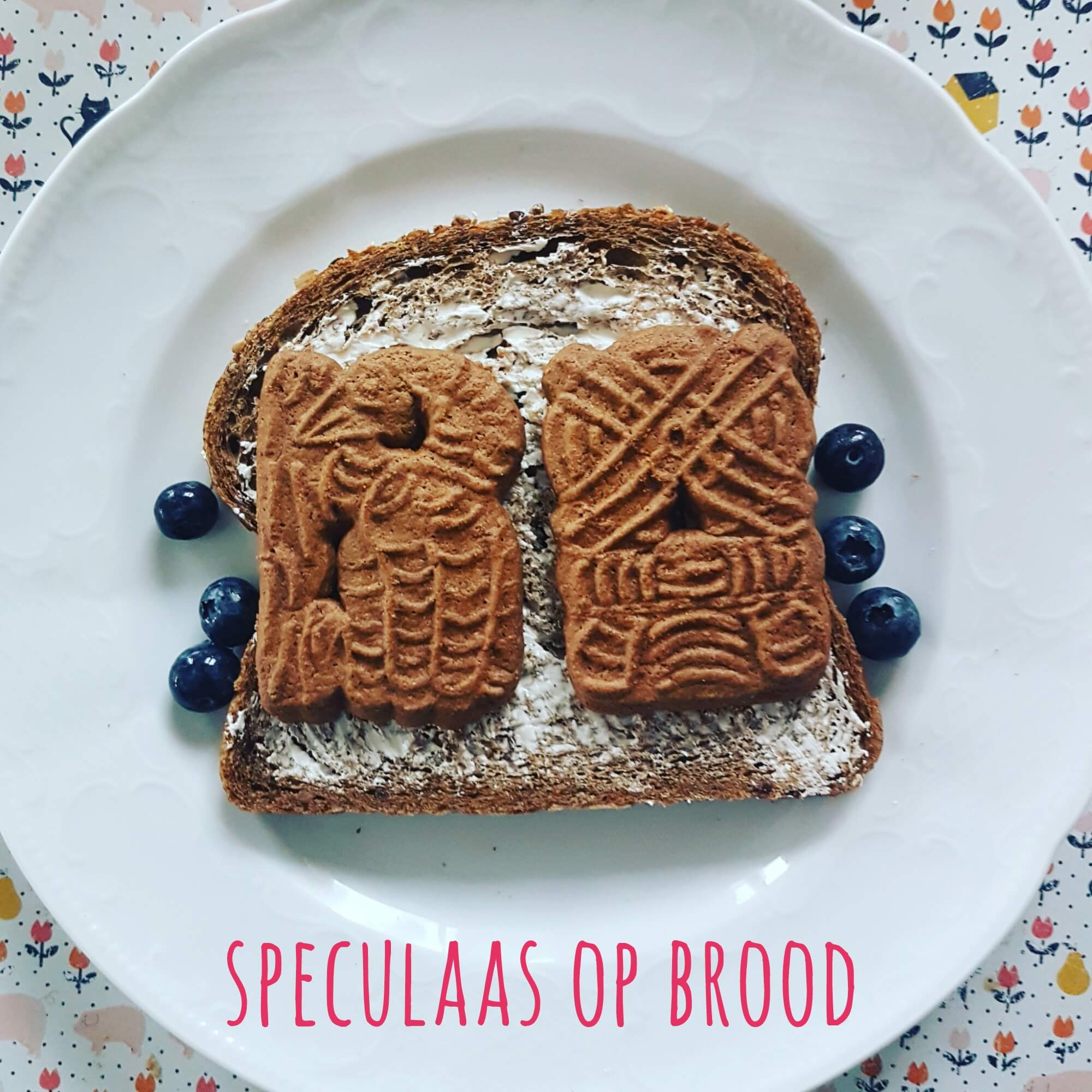 Sinterklaas traditie: speculaas op brood