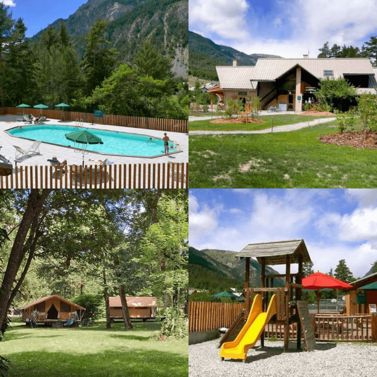 101 leuke idyllische campings in Frankrijk met kids #leukmetkids Camping Huttopia La Clarée, Val-des-Prés, bij Briançon, Provence-Alpes-Côte d'Azur
