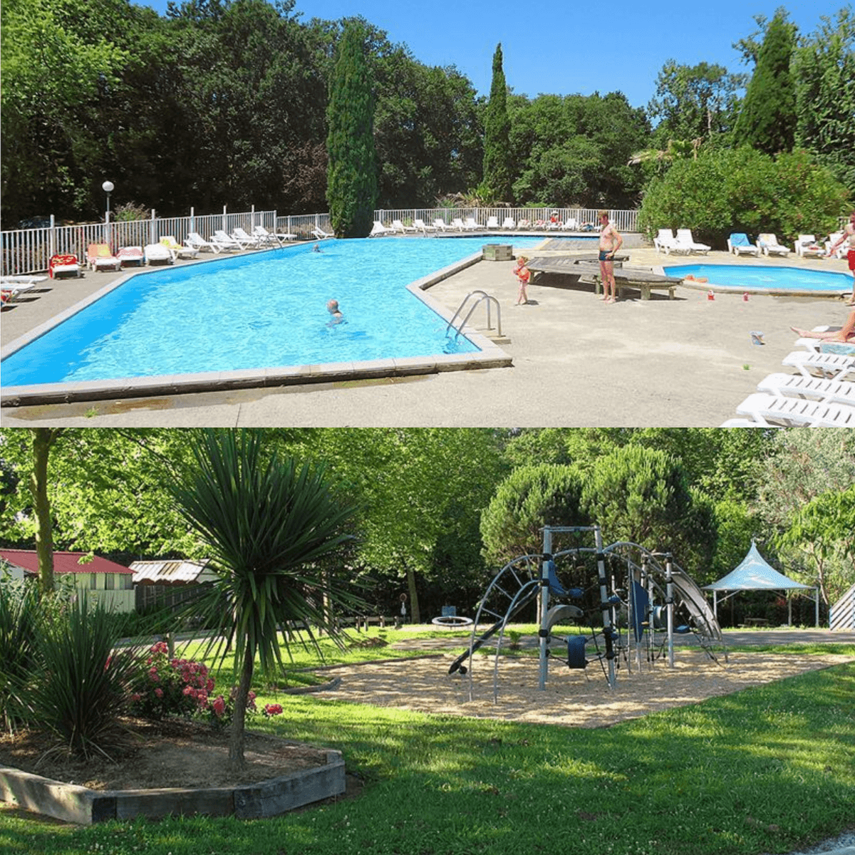 101 leuke idyllische campings in Frankrijk met kids #leukmetkids Camping Lou P'tit Poun, Saint-Martin-de-Seignanx, bij Biaritz en Bayonne, Aquitanië